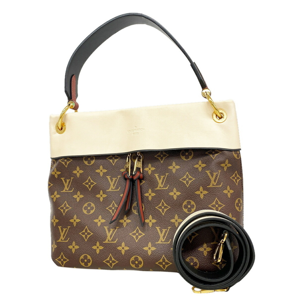 Louis Vuitton Monogram Tuileries Besace Handbag M43576 Cream 2-way bag for women